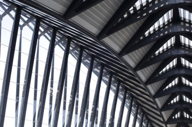 Futuristic steel construction