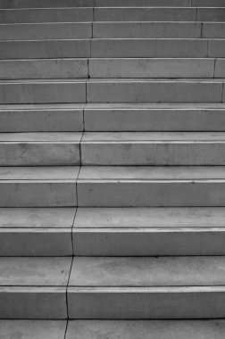 Grey concrete stairway background