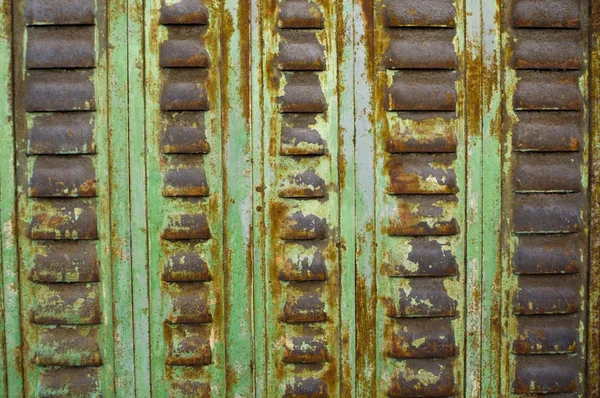 Pannello di ventilazione in metallo arrugginito — Foto Stock