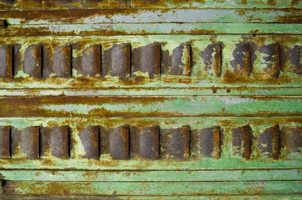 Panneau de ventilation métallique rouillé — Photo