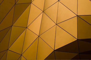 Geometric metallic tiles