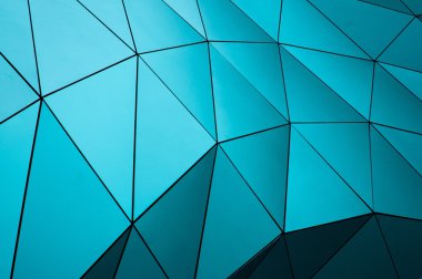 Geometric metallic tiles