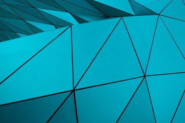 Geometric metallic tiles