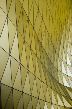 geometric metallic tiles