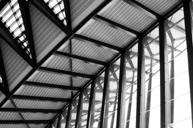 Futuristic steel construction