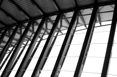 Futuristic steel construction