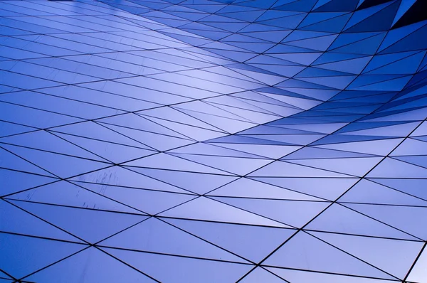 Blue metallic tiles — Stock Photo, Image