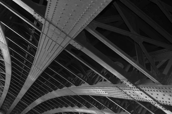 Kovové mostu — Stock fotografie