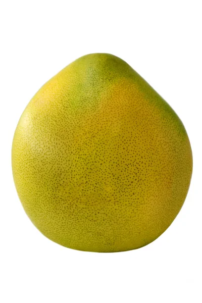 Pomelo Citrus Fruit White Background Isolate Whole Pomelo — Stock Photo, Image
