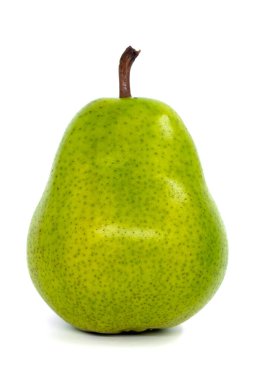 Armut, beyaz arka planda, yakın plan. Meyve izolasyonu