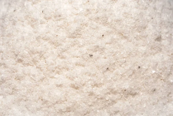 白い背景に塩でスライドクローズアップ — ストック写真