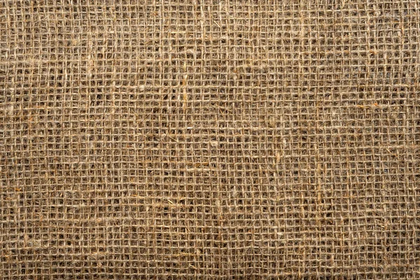 Kumaş Çuval Bezi Kumaşının Dokusu Çok Yakın Paketleme Malzemesi Burlap — Stok fotoğraf