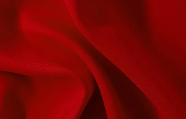 Sukienka Materiał Tło Czerwonego Materiału Wołami Zgnieciona Tkanina — Zdjęcie stockowe