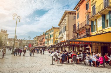 Güne göre Verona sokakları