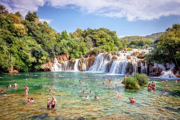 Parc national de Krka avec cascades — Photo