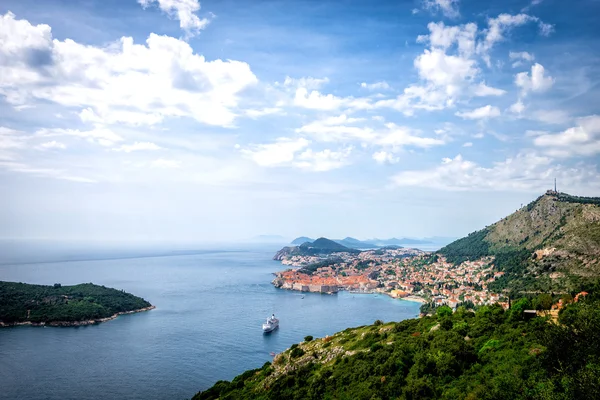Dubrovnik stad panorama — Stockfoto