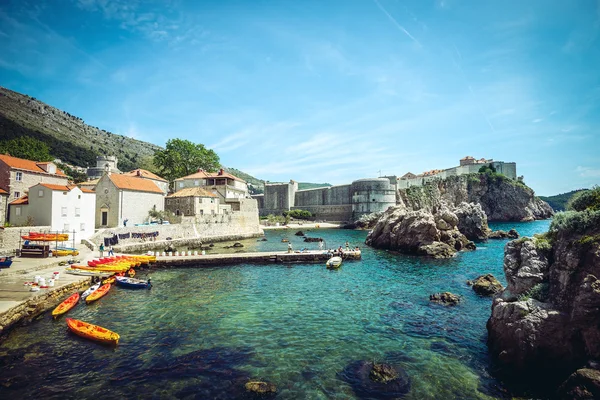 Kayık Dubrovnik, Hırvatistan — Stok fotoğraf