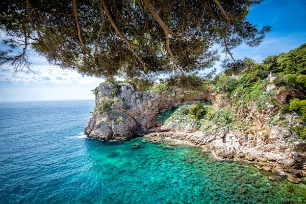 View of Dubrovnik coastline. — Stock Photo, Image