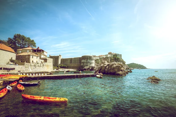 Kajak i Dubrovnik, Kroatien — Stockfoto