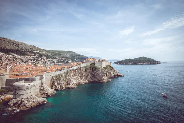 Panorama starého města Dubrovník — Stock fotografie