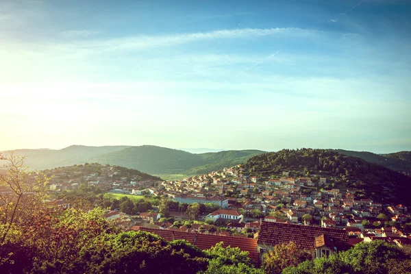 Blato aldeia na croácia — Fotografia de Stock