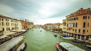 Venedik Grand Canal görünümünü