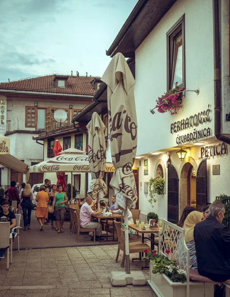 Saraybosna, Bosna Iftar yemeği — Stok fotoğraf