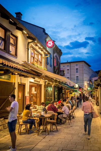 Jantar em Sarajevo, Bósnia — Fotografia de Stock