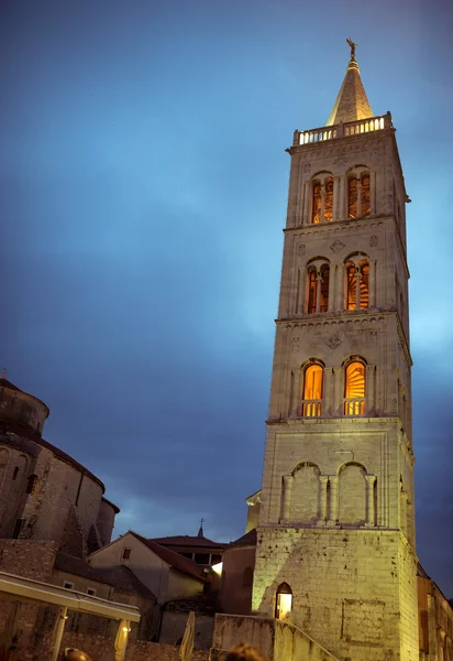 Zadar forum and church area — Stock Photo, Image