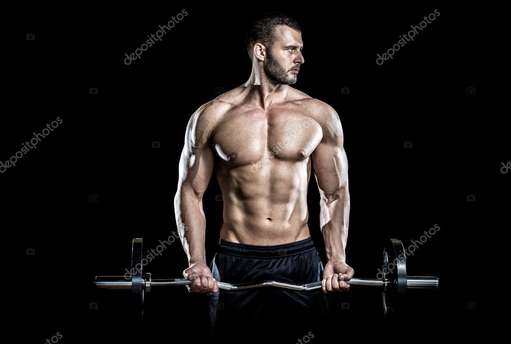 Gym training workout — Stock Photo © ozimicians #57776465