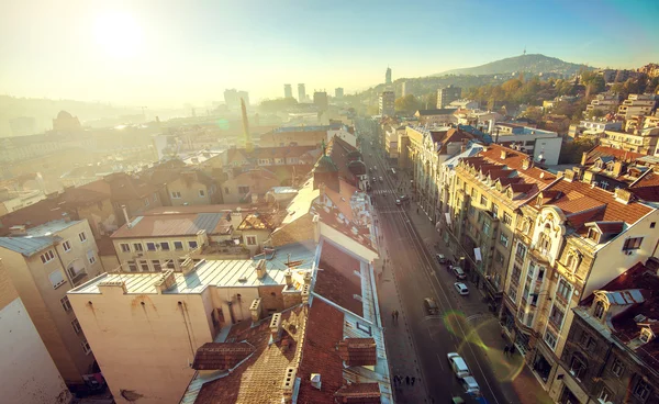 Paisaje urbano de Sarajevo — Foto de Stock