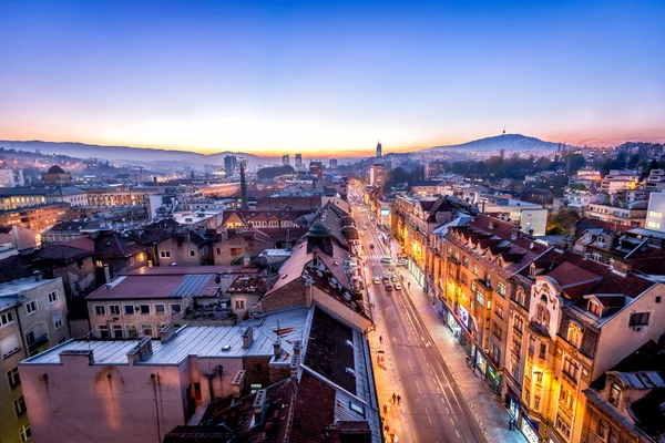 Le strade di Sarajevo — Foto Stock