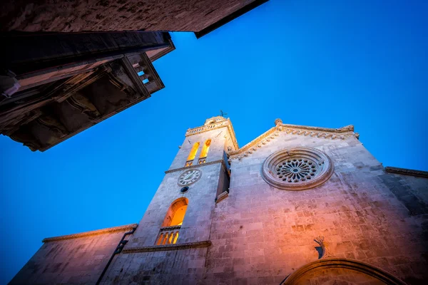 Korcula town cathedral — Stock Photo, Image