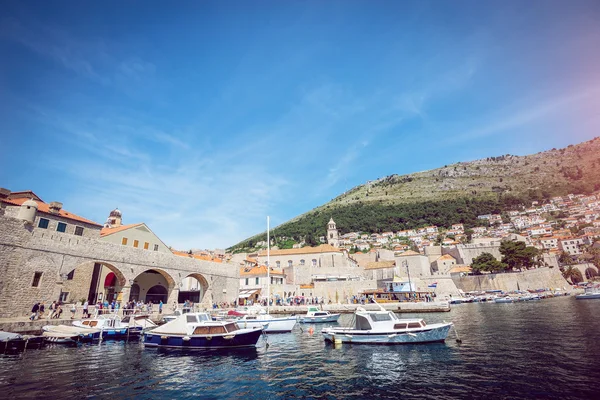 Dubrovnik tekne limanı — Stok fotoğraf