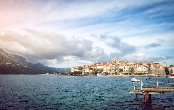 Korcula eski şehir — Stok fotoğraf