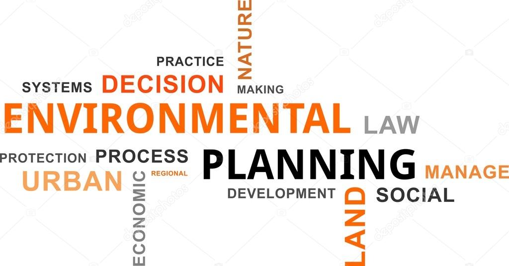 Word cloud environmental planning Stock Vector Image by ©masterart