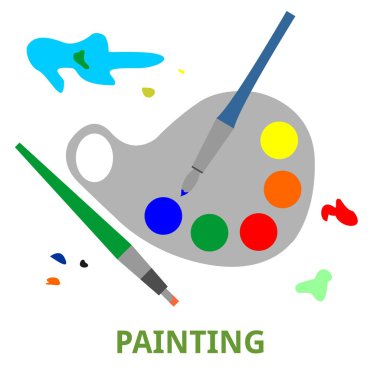 vektör - boyama kavramı