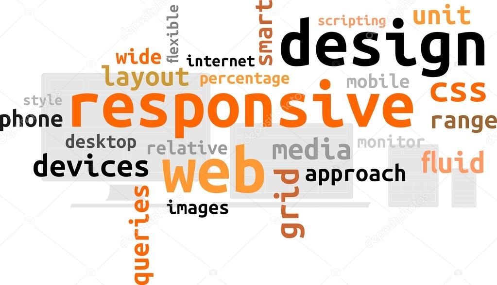 Word cloud - responsive web design
