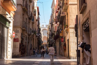 Tarragona, İspanya: 27 Eylül: İspanya 'nın Tarragona şehrinde güneşli bir gün - UNESCO' nun Dünya Mirası Alanı.