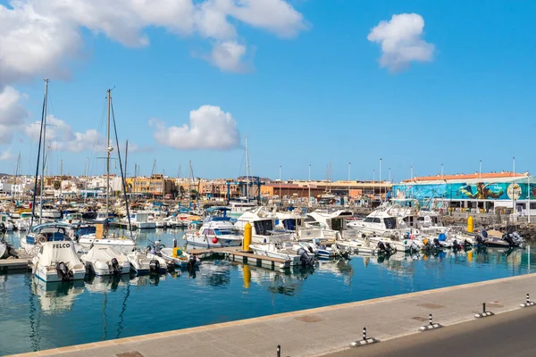 Corralejo Fuerteventura Spain 2020 Sunny Day Corralejo Port Corralejo Fuerteventura — 스톡 사진