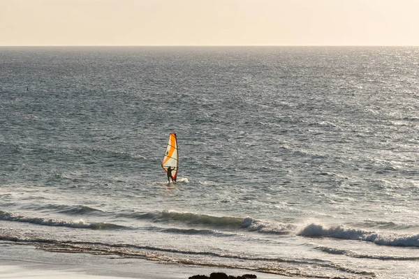 Cotillo Fuerteventura Espanha 2020 Outubro Windsurf Costa Fuerteventura Cotillo Nas — Fotografia de Stock