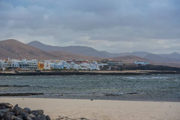 Cityscpe Cotillo Fuerteventura Hiszpania Lecie — Zdjęcie stockowe