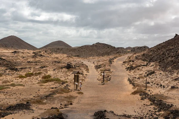 Isla Lobos Fuerteventura Espagne 2020 Octobre Les Touristes Arrivant Ferry — Photo