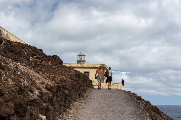 Isla Lobos Fuerteventura Španělsko 2020 Října Maják Ostrově Lobos Fuerteventuře — Stock fotografie