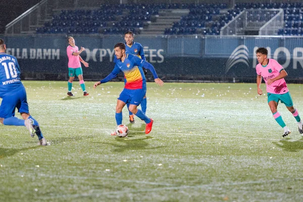 Encamp Andorre Novembre 2020 Borja Herrera Action Dans Cadre Section — Photo