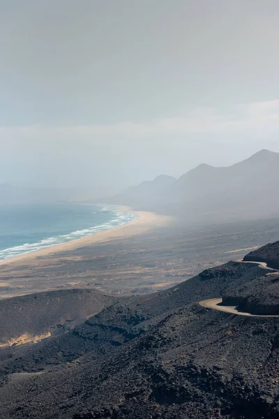 Landschap Van Stranden Van Cofete Fuerteventura Spanje — Stockfoto