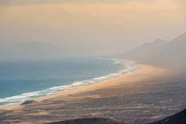 Landschap Van Stranden Van Cofete Fuerteventura Spanje — Stockfoto