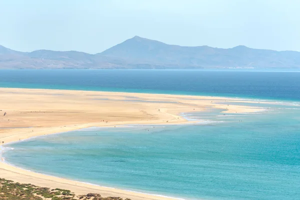Uitzicht Playa Sotavento Fuerteventura Spanje Zomer — Stockfoto