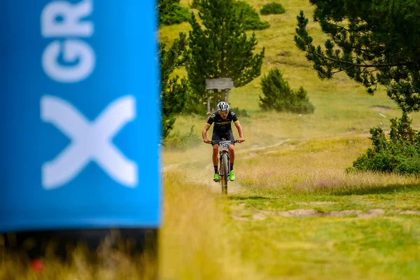 Parc Natural Del Alt Urgell Lleida Španělsko 2019 Červenec Cyklisté — Stock fotografie