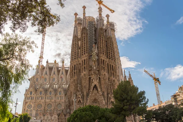Barcelona Spain December 2018 Selective Focus Temple Expiatori Sagrada ...